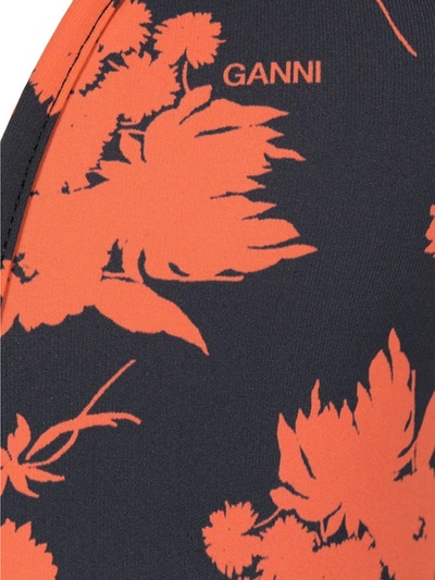 Shop Ganni Printed Swimsuit