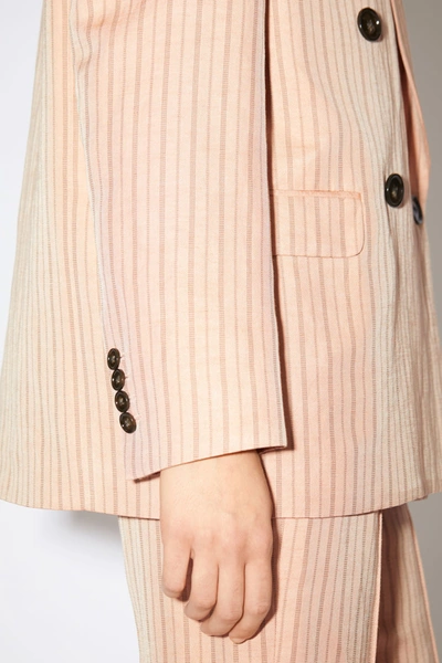 Shop Acne Studios Suit Jacket Pink/brown