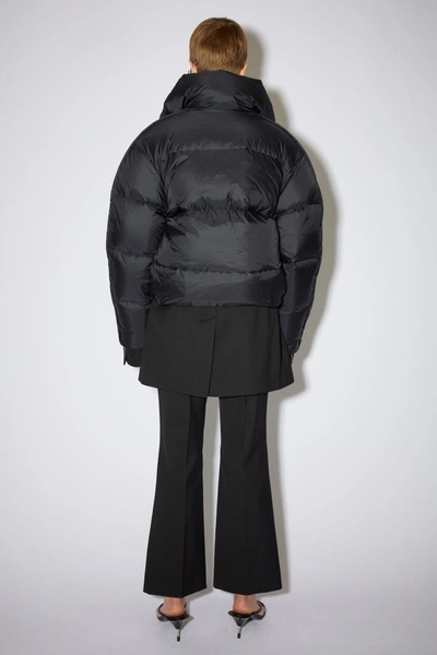 Shop Acne Studios Quilted Down Jacket Black