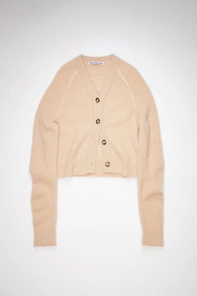 Shop Acne Studios Cardigan Sweater Ecru Beige