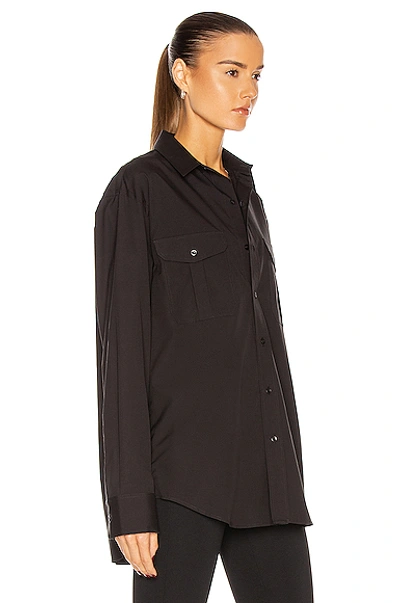 Shop Wardrobe.nyc Oversize Shirt In Black