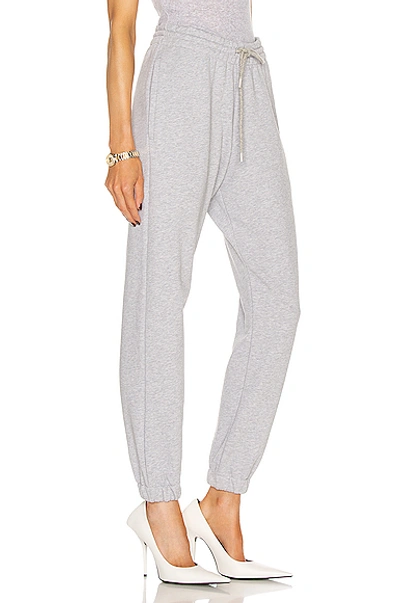 Shop Wardrobe.nyc Track Pant In Grey Marl