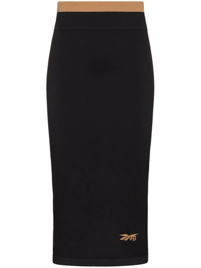 Shop Reebok X Victoria Beckham Seamless Skirt In Black