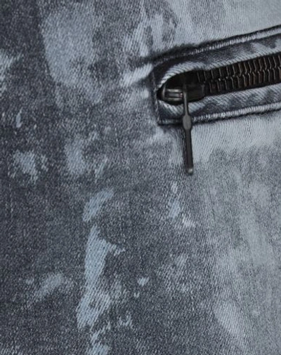Shop Ben Taverniti Unravel Project Woman Denim Shorts Steel Grey Size 25 Cotton, Elastomultiester, Viscos