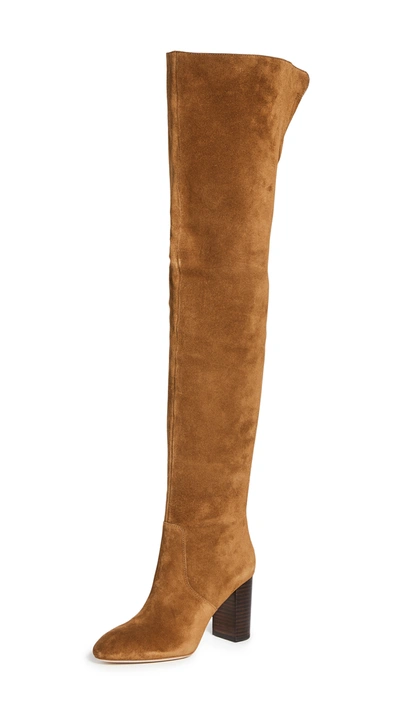 Shop Loeffler Randall Gianna Boots In Cacao
