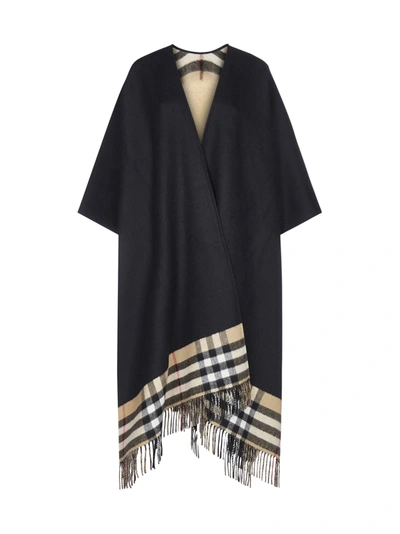 Shop Burberry Scarf In Black