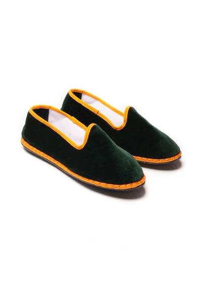 Shop Le Sur Friulana Loafer In Green & Orange