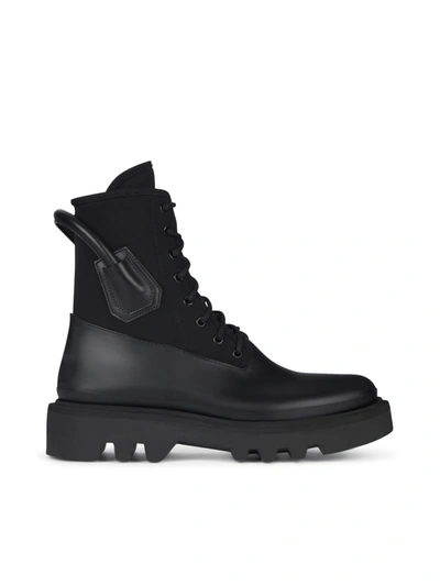 Shop Givenchy Combat Boot In Black