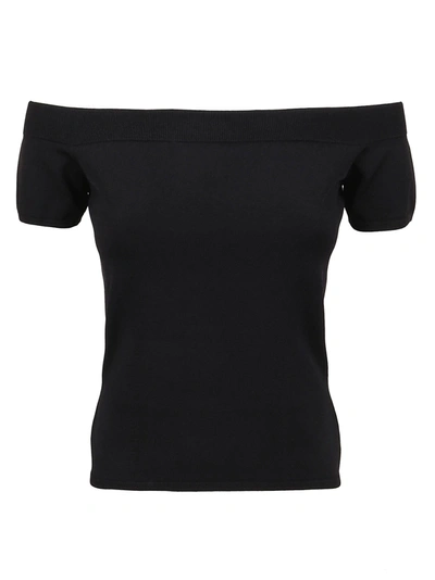 Shop Alexander Mcqueen Top In Black