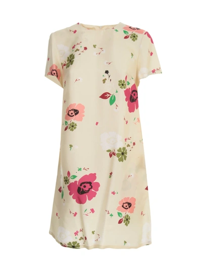 Shop La Doublej Mini Swing Dress In Garden