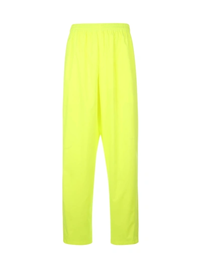 Shop Balenciaga Tracksuit Pants In Fluo Yellow