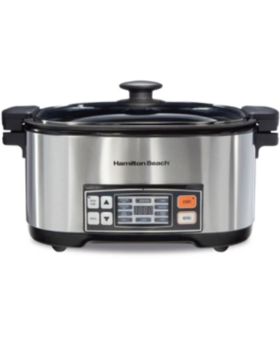 Shop Hamilton Beach 6-qt. Multi-cooker In Stainless Steel