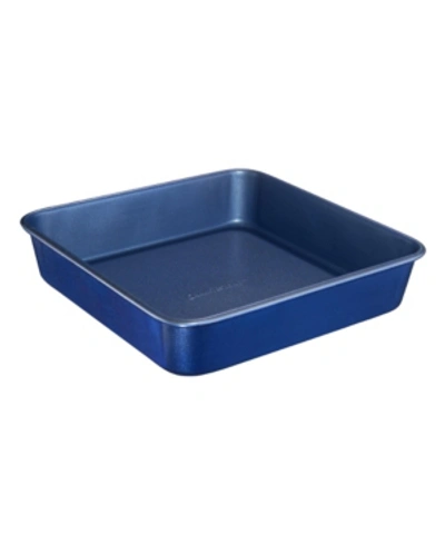 Shop Granitestone Pro 0.8mm Gauge Diamond And Mineral Infused Nonstick 9" Square Baking Pan In Classic Blue