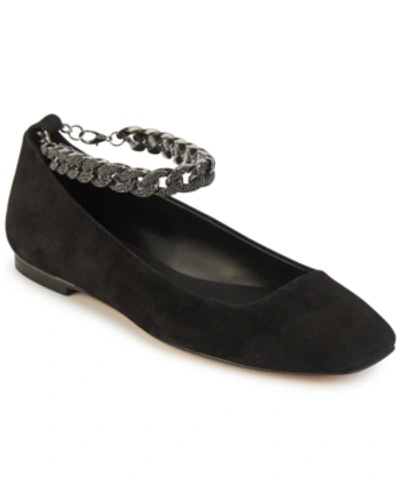 Shop Karl Lagerfeld Zanna Flats Women's Shoes In Black
