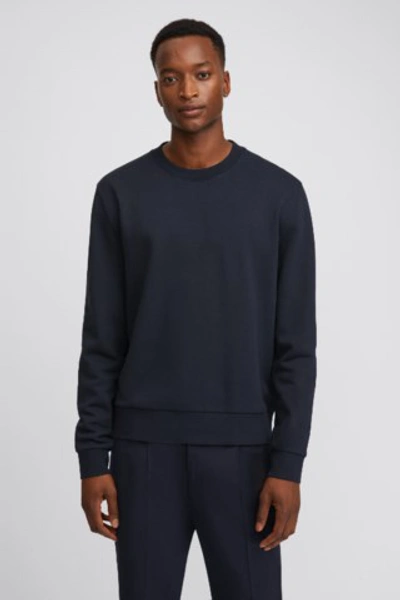 Shop Filippa K Gustaf Sweatshirt In Navy