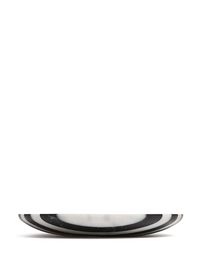 Editions Milano Alice Marble Bowl (34cm) In Black