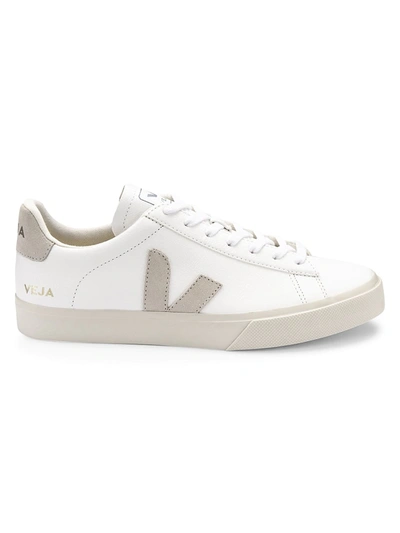 Shop Veja Men's Men's Campo Chromefree Low-top Sneakers In Extra White