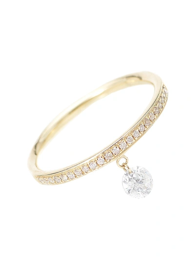 Shop Persée Women's Zeus 18k Yellow Gold & Diamond Pavé Ring