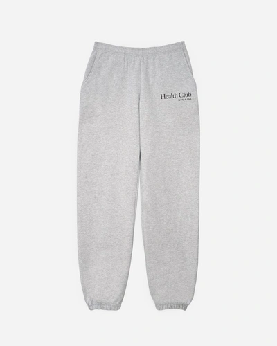 Shop Sporty And Rich Health Club Sweatpants In Grey