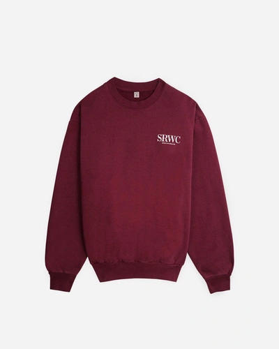 Shop Sporty And Rich Upper East Side Crewneck In Red