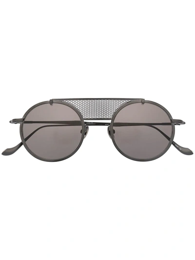 Shop Matsuda M3097 Round-frame Sunglasses In Schwarz