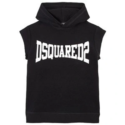 Shop Dsquared2 Black Logo Sweat Dress