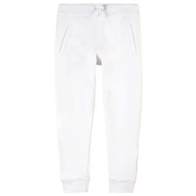 Shop Dsquared2 White Branded Sweatpants
