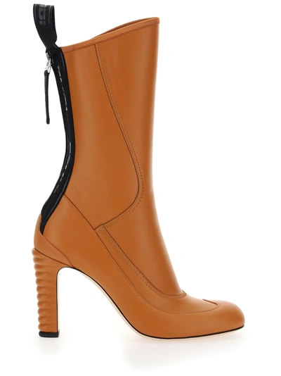 Shop Fendi Boots In Brandy