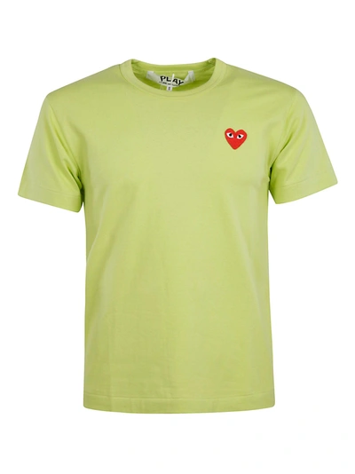 Shop Comme Des Garçons Play Play T-shirt In 2 Green
