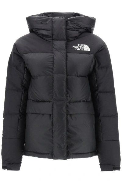 The North Face Himalayan Hooded Quilted Down Jacket In Tnf Black 