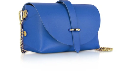 Shop Gisèle 39 Designer Handbags Caviar Leather Mini Shoulder Bag In Bleuet