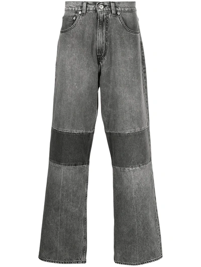 Shop Our Legacy High-waisted Straight-leg Jeans In Grey