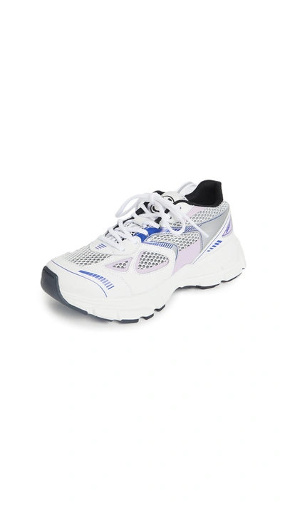 Shop Axel Arigato Marathon Sneakers In Lilac/blue