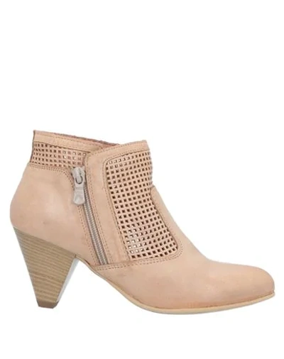 Shop Nero Giardini Ankle Boots In Camel