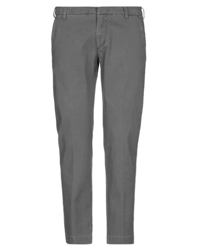 Shop Entre Amis Man Pants Grey Size 42 Cotton, Elastane