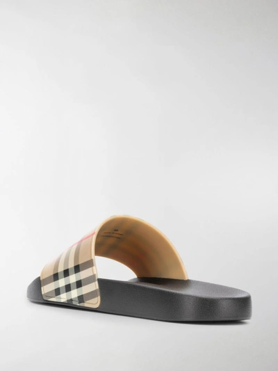 Shop Burberry Sandals In Beige