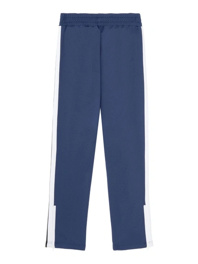 Shop Palm Angels Trousers In Blu