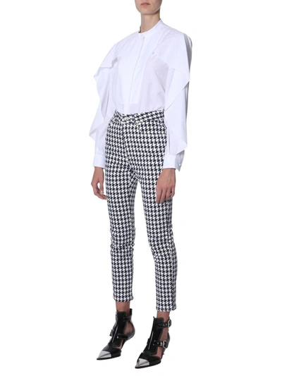 Shop Alexander Mcqueen Skinny Fit Trousers In White