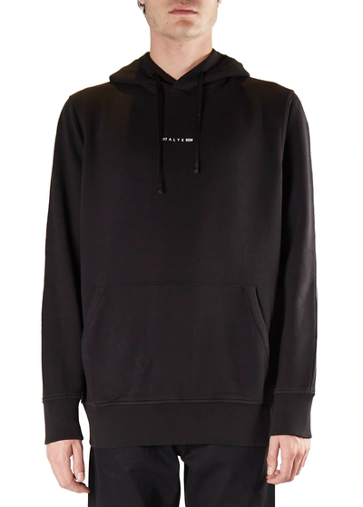 Shop Alyx Cotton Hoodie In Black