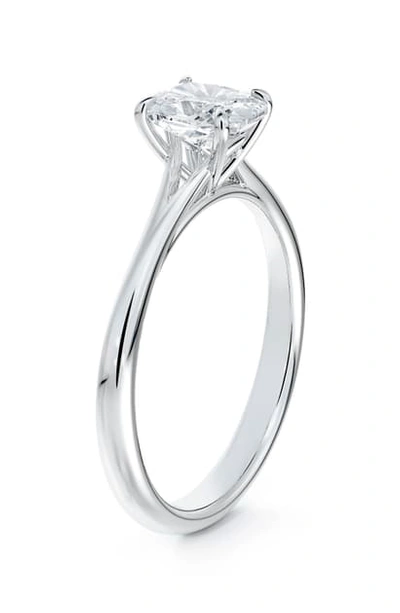 Shop Forevermark Icon(tm) Setting Cushion Diamond Engagement Ring In Platinum-d0.70ct