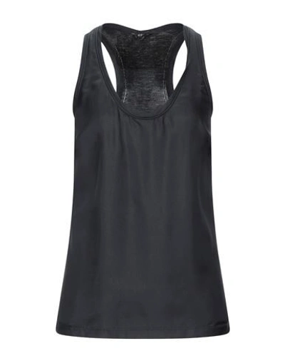 Shop Tom Ford Woman Tank Top Black Size S Cashmere, Silk