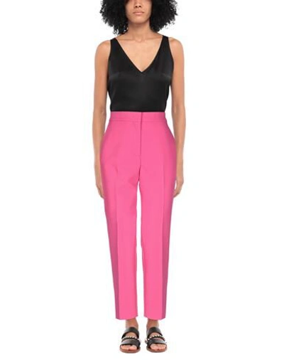 Msgm Casual Pants In Pink