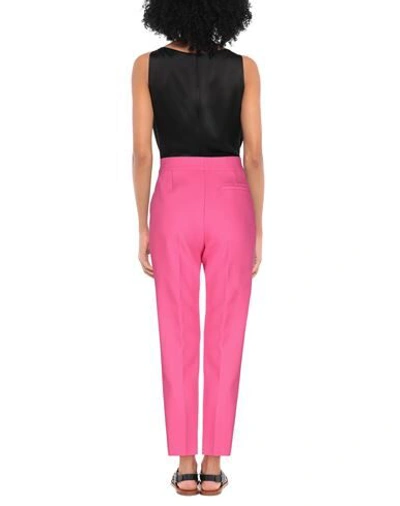 Shop Msgm Woman Pants Fuchsia Size 8 Polyester, Viscose, Elastane In Pink