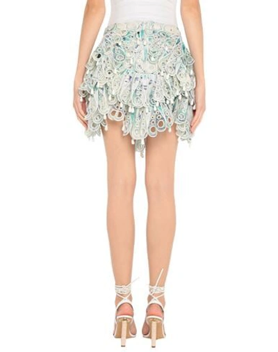 Shop Zimmermann Mini Skirts In Green