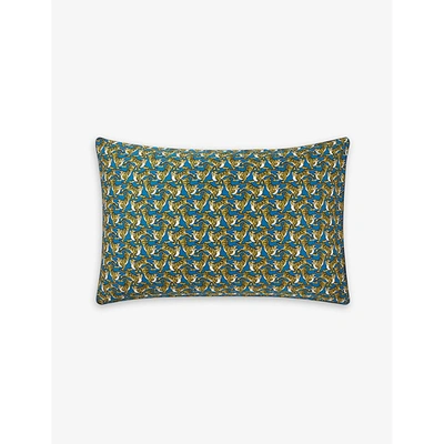 Shop Kenzo K Safari Cotton-sateen Pillowcase 50cm X 75cm In Multicoloured