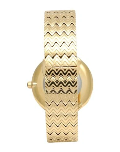 Shop Missoni Wrist Watch In Gold