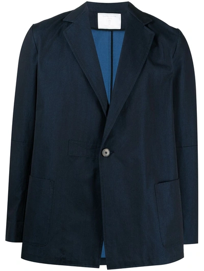 Shop Société Anonyme Relaxed Fit Blazer In Blue