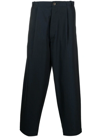 Shop Société Anonyme High-waisted Tailored Trousers In Blue