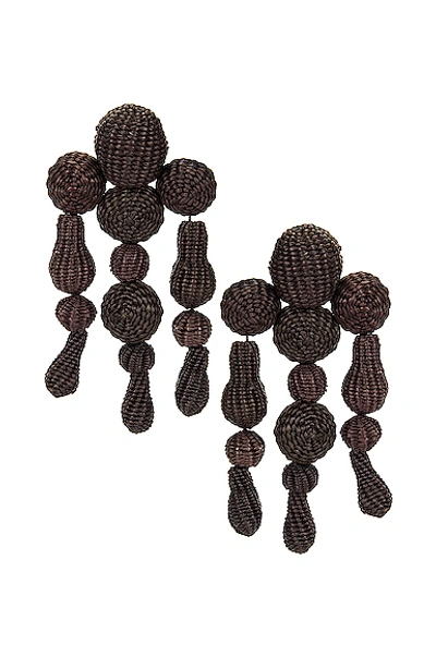 Shop Johanna Ortiz Threads Of Hope Earrings In Black