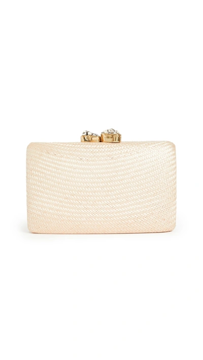 Shop Kayu Jen Clutch With White Stones In Pink